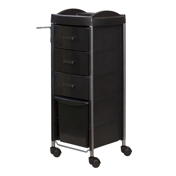 Тележка парикмахерская Глорис-03 box, черный