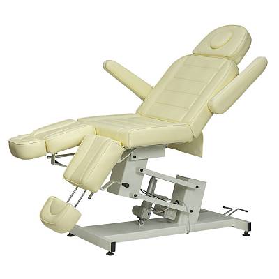 Педикюрное кресло МД-834, 1 мотор, слоновая кость: вид 1