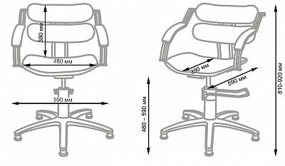 Парикмахерское кресло ИРЭН гидравлика: вид 11